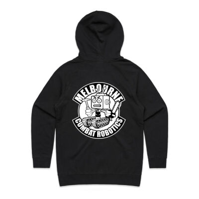 Fundraising Fitted Hoody - B&W Logo Thumbnail