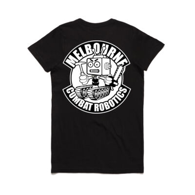 Fundraising Fitted Tee - B&W Logo Thumbnail